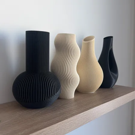 Wazon Dekoracyjny 3D na Stół Nowoczesny Eko